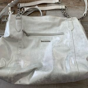 Enzo Angiolini white purse